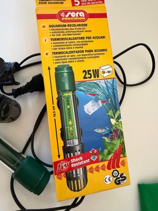 Calentador Sera 25W para acuario