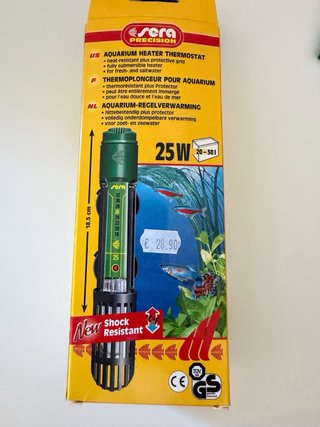 Calentador Sera 25W para acuario