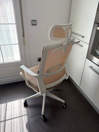 Silla oficina Sklum Teill Beige Lino