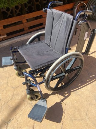 Silla de ruedas aluminio plegable