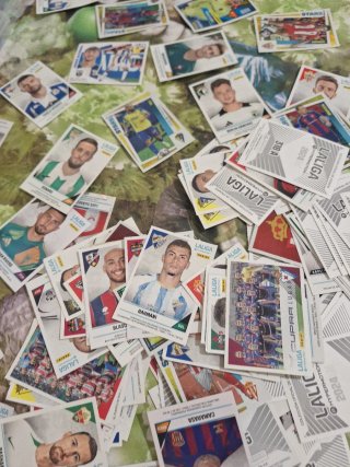 Cromos de fútbol LaLiga antiguos