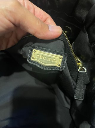 Borsa Miu Miu Pelle Nera Donna