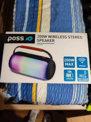 Altavoz Bluetooth Poss BTS200 200W