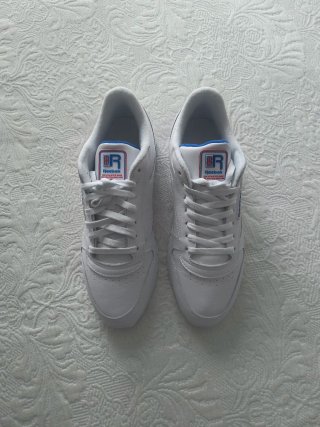 Zapatillas Reebok Classic Hombre Blancas y Azules