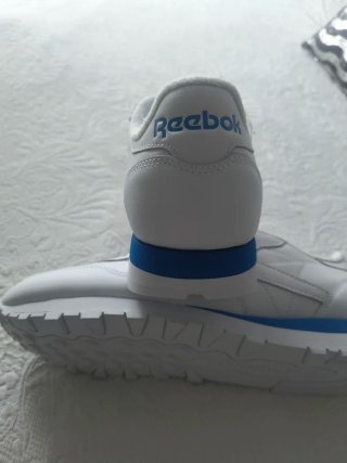 Zapatillas Reebok Classic Hombre Blancas y Azules