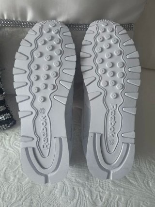 Zapatillas Reebok Classic Hombre Blancas y Azules