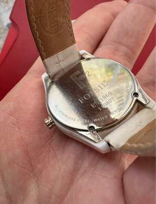 Orologio Fossil Cronografo Donna Bianco Oro