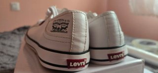Zapatillas Levi's Piel Blancas