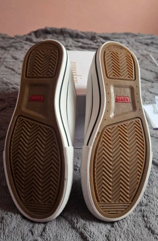 Zapatillas Levi's Piel Blancas