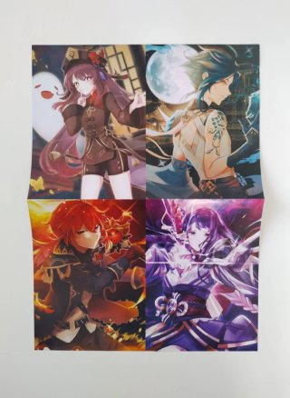 10 Fogli da Colorare Genshin Impact