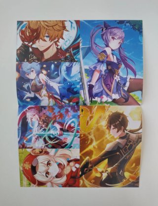 10 Fogli da Colorare Genshin Impact