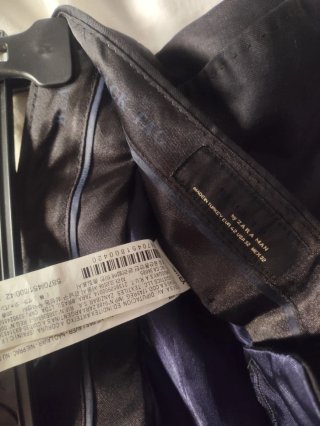 Traje Zara Negro