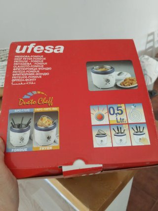 Freidora Ufesa Dueto Chef FR1000