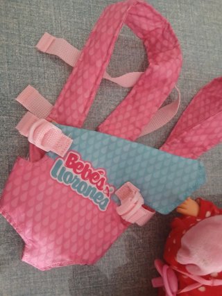 Bebés Llorones Muñecas y Mochila