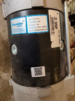 Motor de arranque Prestolite 24v