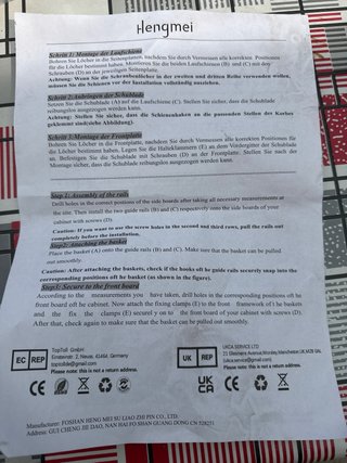 Cajón extraíble para cocina NUEVO 2 unidades