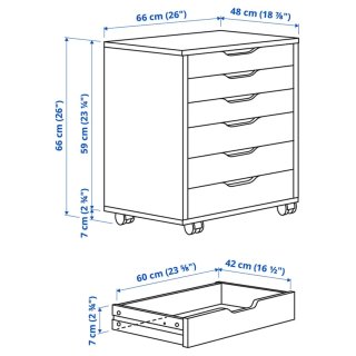 Calaixera IKEA Blanca 6 calaixos