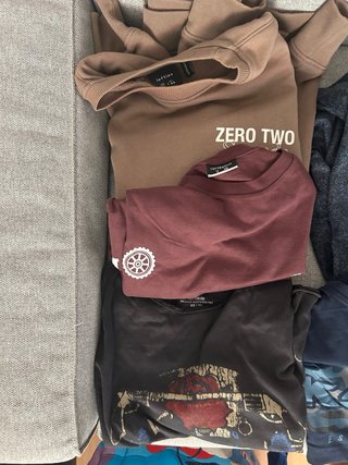 LOTE DE 20 PRENDAS – H&M, Champion, Hollister, Kap