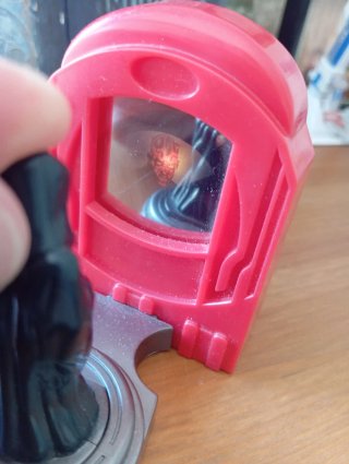 juguete vintage star wars 1999 - sith holoprojecto