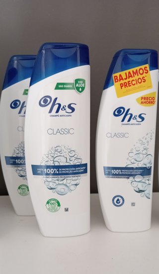 Lote 7 Champús H&S (Menthol, Classic, 2en1)