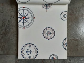 Catálogo de papel pintado de tienda de decoración.