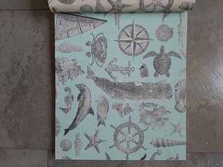 Catálogo de papel pintado de tienda de decoración.