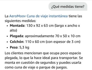 Cuna de viaje AeroMoov