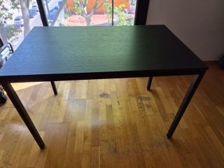 Mesa IKEA Negra Madera