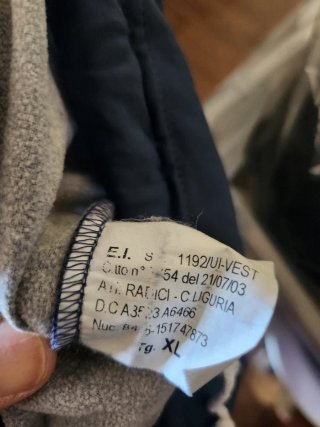 Tuta vintage Esercito Italiano XL