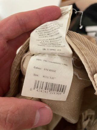 Pantalones Pepe Jeans Beige Corduroy