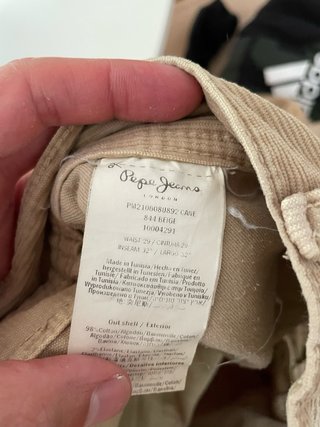 Pantalones Pepe Jeans Beige Corduroy
