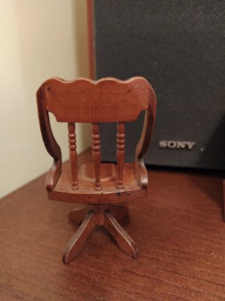 Escritorio miniatura casa de muñecas