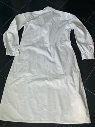 Vestido camisón antiguo algodón blanco