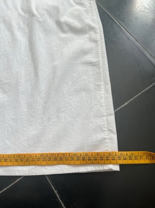 Vestido camisón antiguo algodón blanco