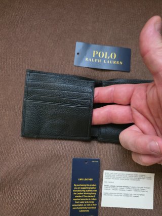 POLO RALPH LAUREN ORIGINAL, CARTERA PIEL VACUNO HO