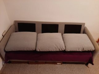 Sofá 3 plazas ANGERSBY IKEA gris
