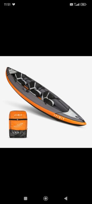 Kayak hinchable Itiwit 2/3 plazas