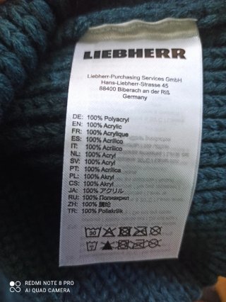 Gorro Liebherr verde