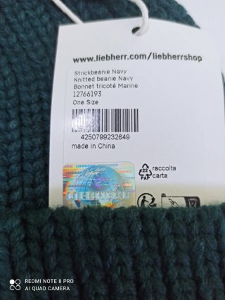 Gorro Liebherr verde