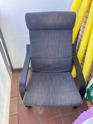 Sillón balancín de tela