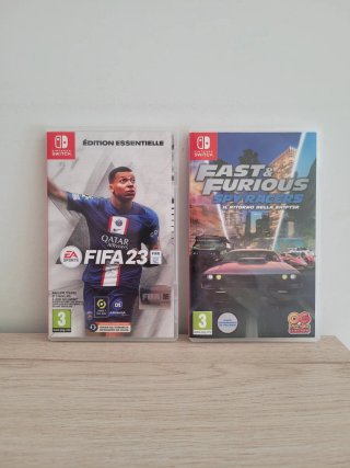 Pack Juegos Nintendo Switch FIFA 23 y Fast & Furio