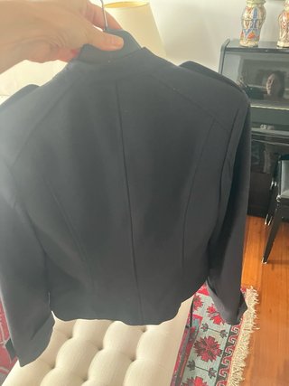 Chaqueta sin estrenar militar negra talla XS
