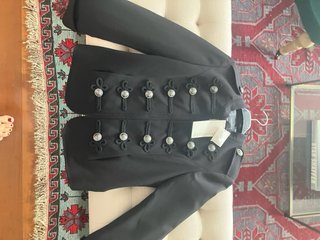 Chaqueta sin estrenar militar negra talla XS