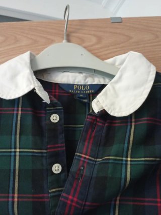 Vestido cuadros escoceses Polo Ralph Lauren