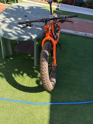 Fat Bike Naranja Casi Nueva