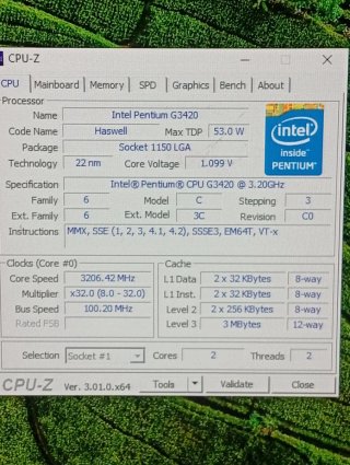 PC Compacto Intel G4320 + GPU Nvidia  720