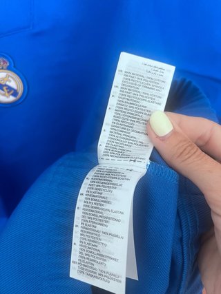 Sudadera Real Madrid Adidas Azul Talla M