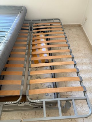 Sofá Cama Ikea Gris con cajon de almacenaje