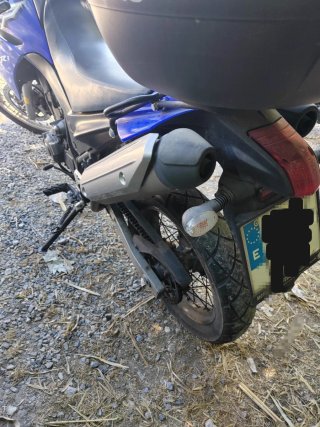 Yamaha XT660R Azul y Negra