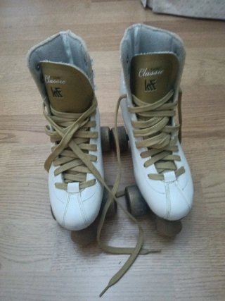 Patines Clásicos Bota Adulto Blancos